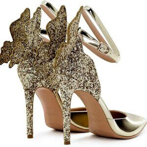 ✨ Gold Butterfly Stiletto Heels | Size 8 | Gently Used ✨